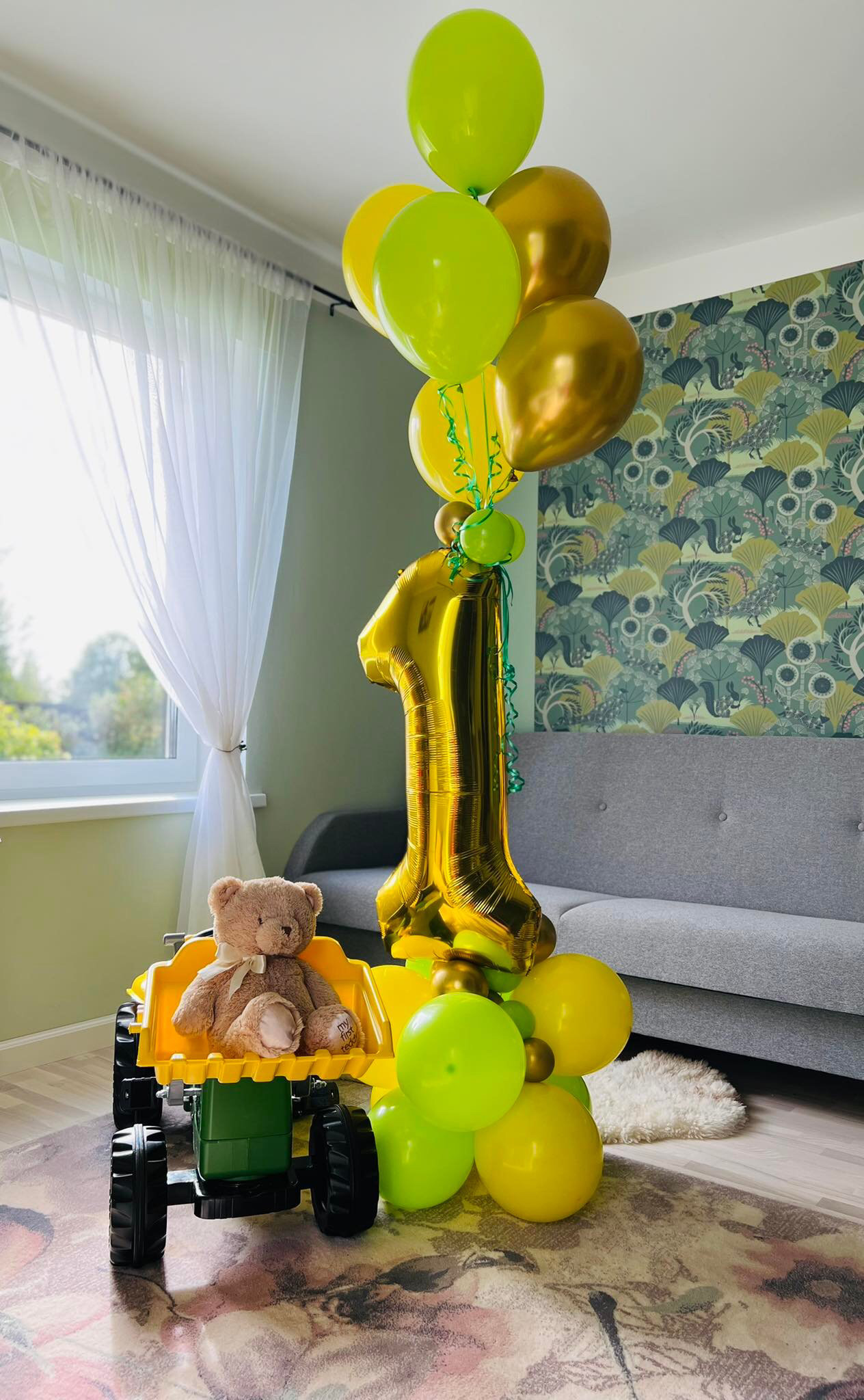 Numbrikombod - õhupallidekoratsioonid