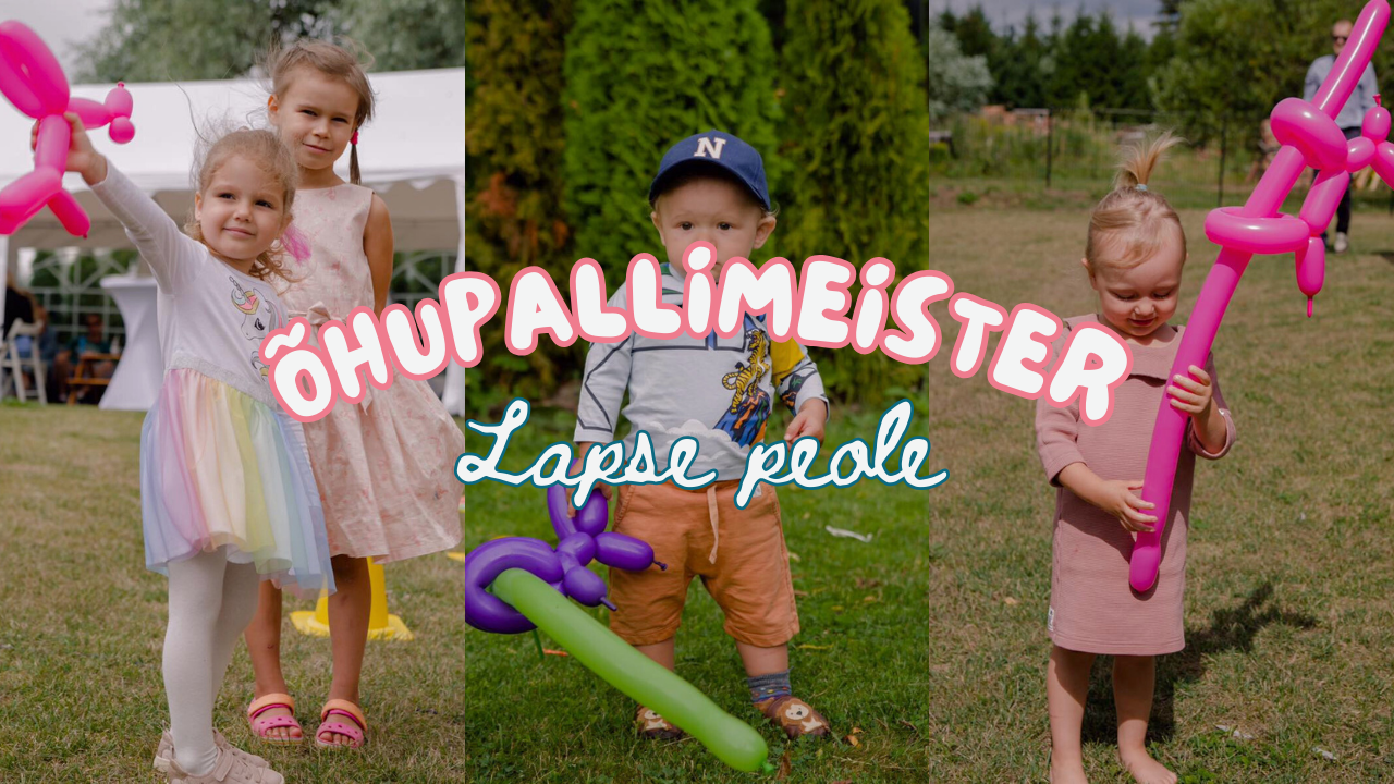 Õhupallimeister lapse peole