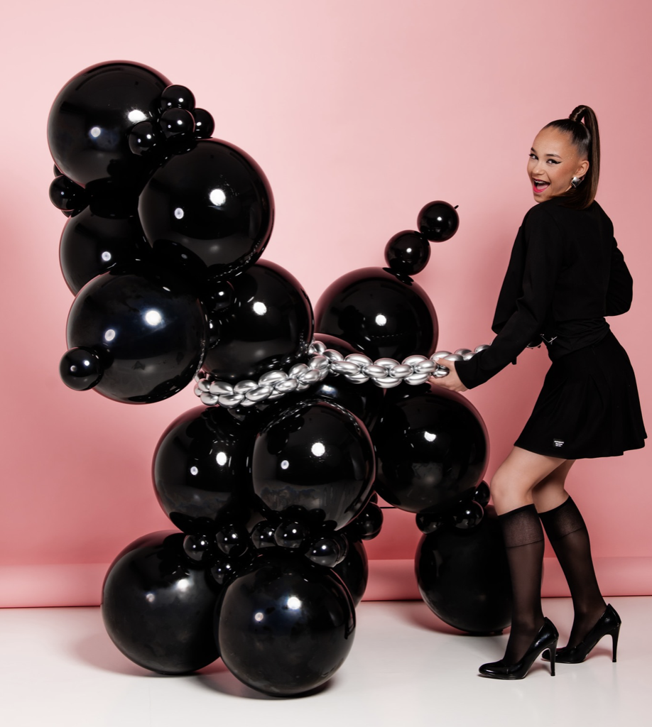 Fotosessioon õhupallikoertega Karramel stuudios